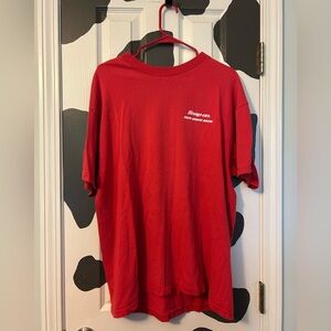 Red Snap-On Men’s T-Shirt